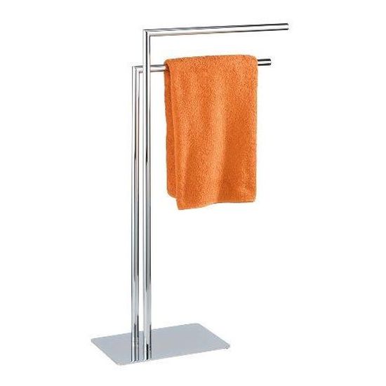 Porte-serviettes Télescopique Uno Basic Wenko - Extensible Jusqu'à 77 Cm, Métal/blanc, Fixation Murale Incluse - 7