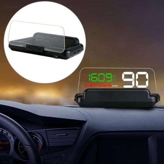 Affichage tête haute vert de projection HD virtuelle de H500 de voiture de C500, avec le panneau de réflexion réglable, vitesse et
