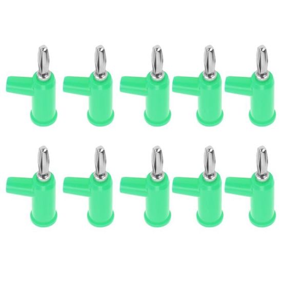 Prises Bananes Pour Haut-parleur - Lot De 4 Modules Keystone Plaqués Or - Pour Installation Encastrée Ou Murale