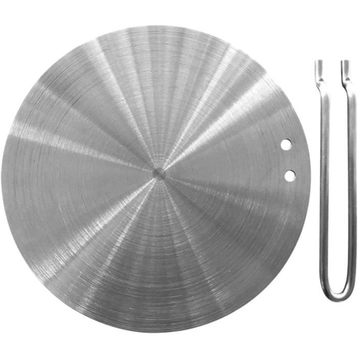 Plaque Diffuseur Chaleur Induction Avec Poignée - Adaptateur Induction Pour Cuisinière Gaz Et Toutes Poêles (19.5cm)