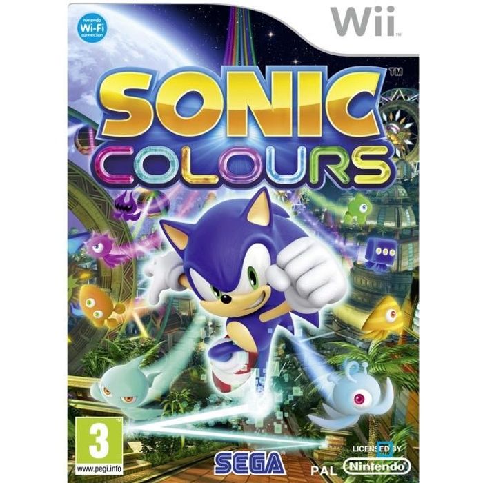 SONIC COLOURS / Jeu console Wii. - Reconditionné Sega sur Cdiscount Seconde Vie