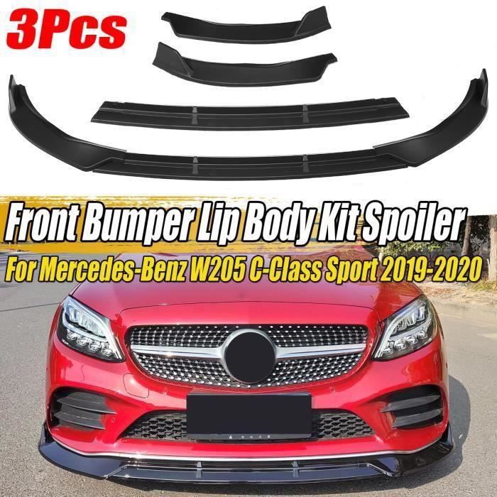 TEMPSA Pare-chocs Avant Diffuseur Becquet Séparateur pour Mercedes pour Benz W205 c-class Sport 2019-2020