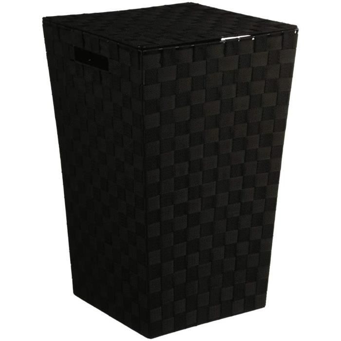 Panier a linge noir