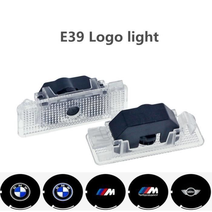 2pc Applicable à la lumière de bienvenue BMW lumière de porte de voiture led E39 E53 X5 Z8 E52 lampe de projection laser (standard