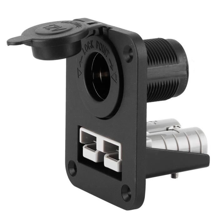 Atyhao Adaptateur secteur voiture Prise adaptateur allume-cigare double sortie 50A 600W pour camion de bus de camping-car de yacht
