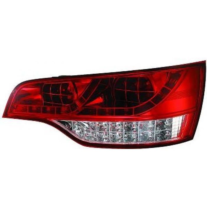 feux arrières design, rouge/blanc, LED Q7, 05-09 LED pour: Audi Q7 05-09