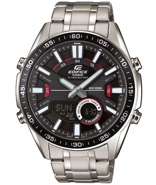 CASIO - Montre en acier inoxydable - EDIFICE - Gris