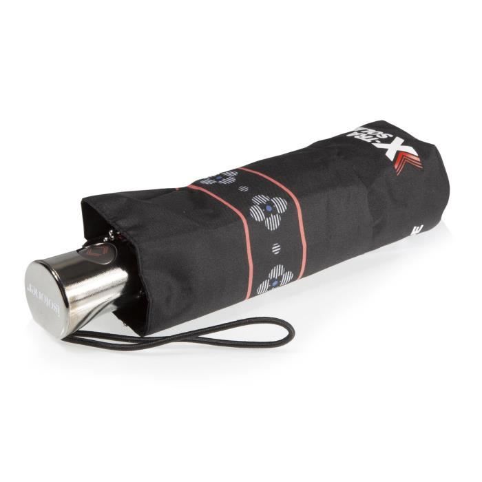 Isotoner Parapluie femme x-tra solide automatique rayure trêfle