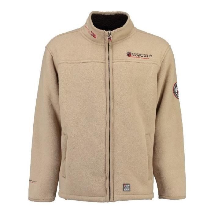 Veste Polaire Beige Garçon Geographical Norway Ubolt