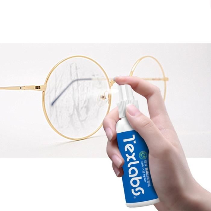 80ml Spray Anti-Buée Agent pour Pare-Brise Visière Casque Moto Lunettes, Anti Fog Spray,Anti-buée en Flacon Vaporisateur