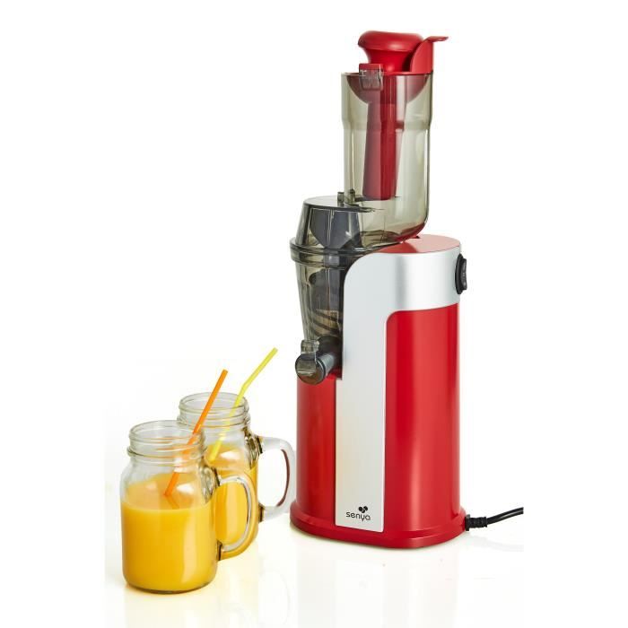 SENYA Extracteur de jus rouge - Fruits et légumes - Healthy Juicer