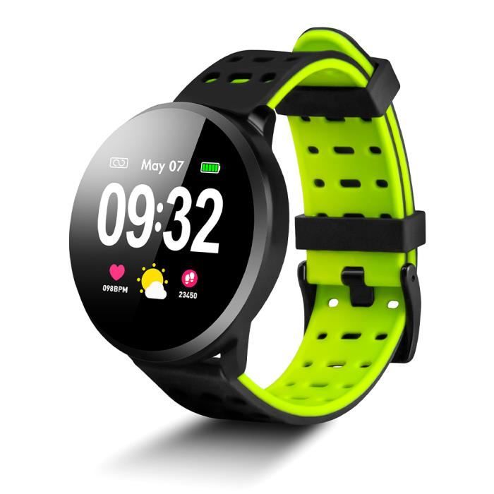 Montre Connectée Smartek SW-280 Montre intelligente Bracelet d'activité pour moniteur de santé IP67
