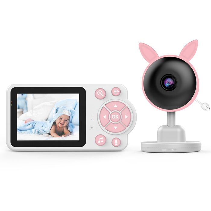 TD® Ampoule caméra de surveillance wifi 360 intérieur connectée espion sécurité sans fil infrarouge vision nocturne bidirectionnelle