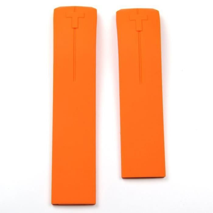 Tissot T-Touch II et T-Touch Expert bracelet en caoutchouc orange T610026463 21 mm