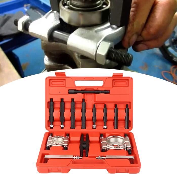 Zerodis kit de séparateur de roulement 14 pièces Auto boîte de vitesses roulement extracteur séparateur ensemble acier allié