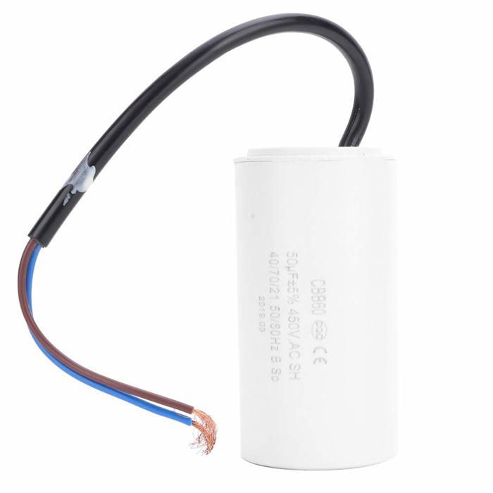 Condensateur 25mf 25 Mf Micro Farad 400v 450v 500v Cbb60 Condo Demarrage Moteur Cosse Am 3663275004585
