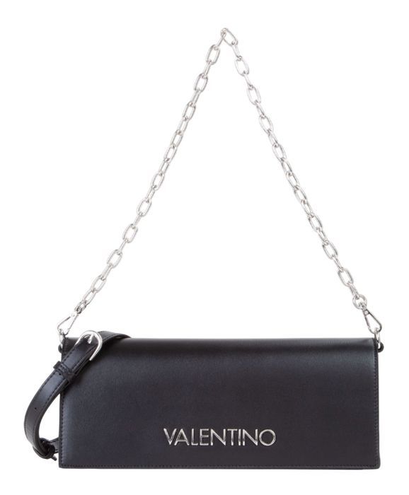 Sac à épaule Valentino Fran Flap Bag Nero - 100% Polyuréthane, Italie, Neuve Avec étiquettes