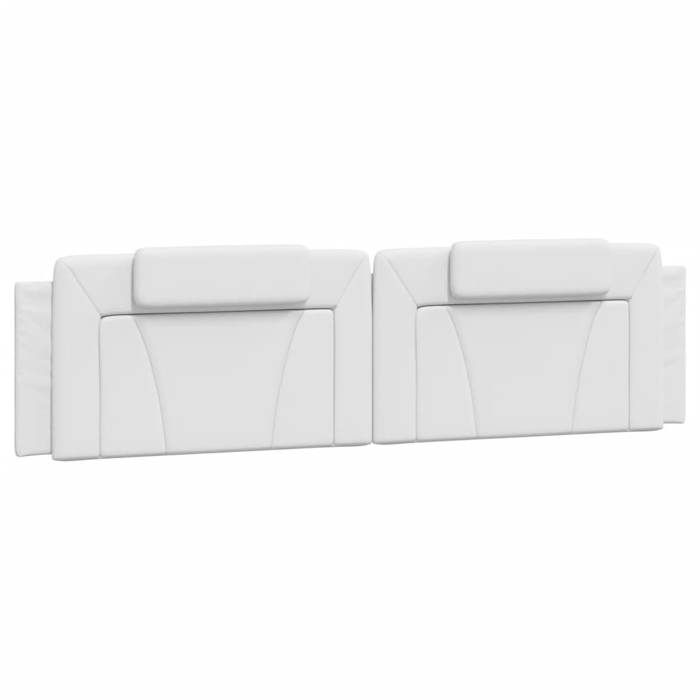 Bonne qualité - Coussin de tête de lit - BONNIE - blanc 200 cm similicuir - Contemporain - MAW12386418