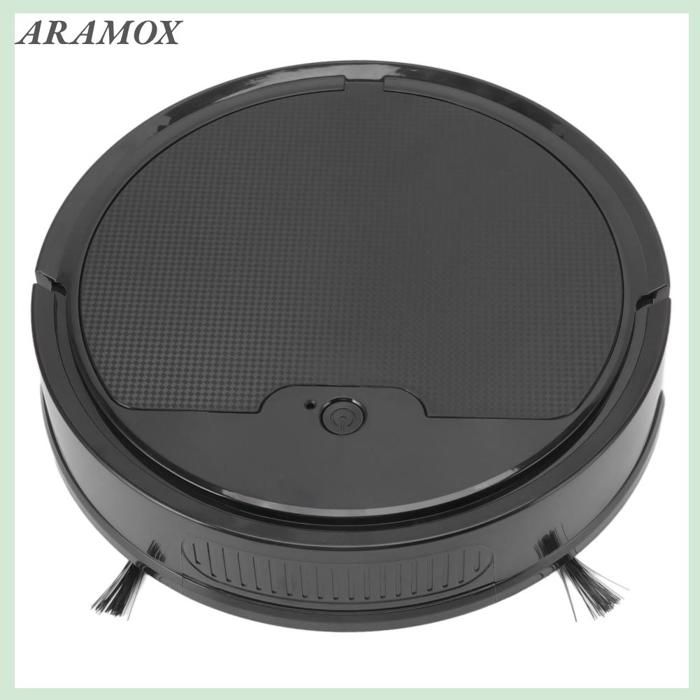 ARAMOX Aspirateur du robot 3 en 1 robot aspirateur Smart App Remote Control 2000pa Strong Asse USB electromenager balayeuse Noir - Aramox