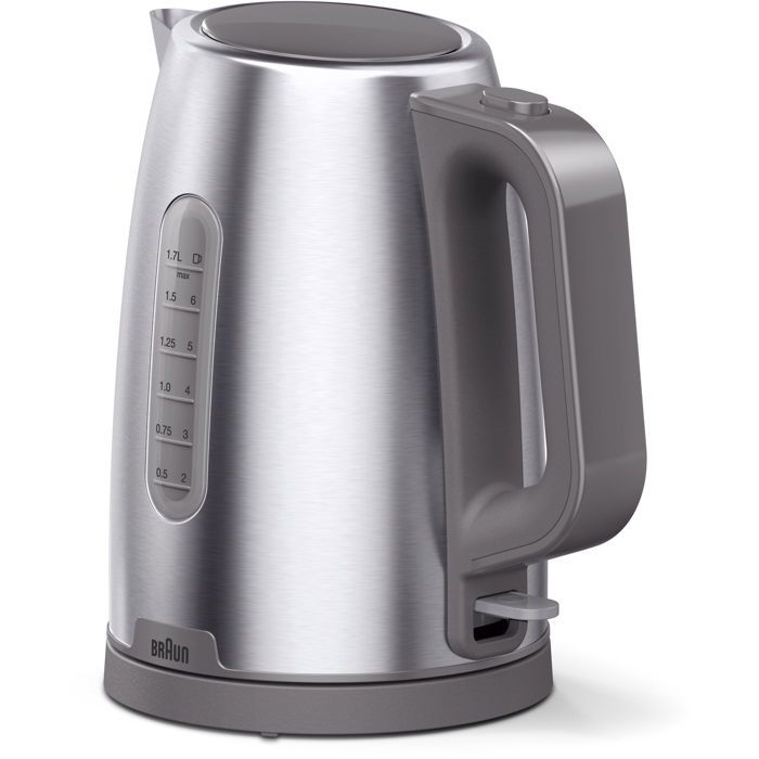 Bouilloire électrique BRAUN WK1500.GY Acier inoxydable 17