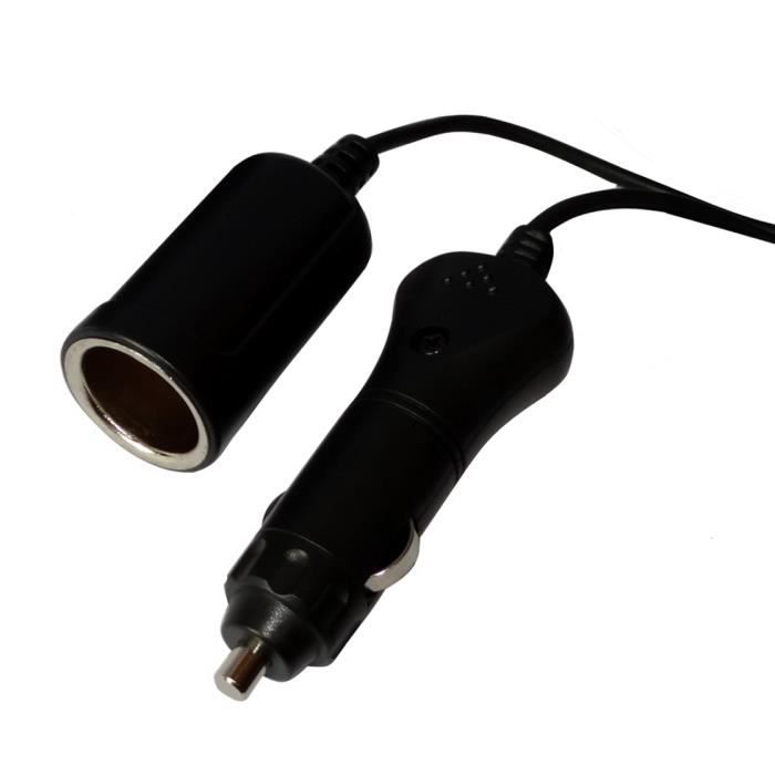 Câble 3m Fusibles Inclus RIIEYOCA Câble Allume-Cigare 12V/24V 3m Avec 7 Fusibles - Prise Étanche Pour Moto, Bateau, Camping-Car Câble Camping-car