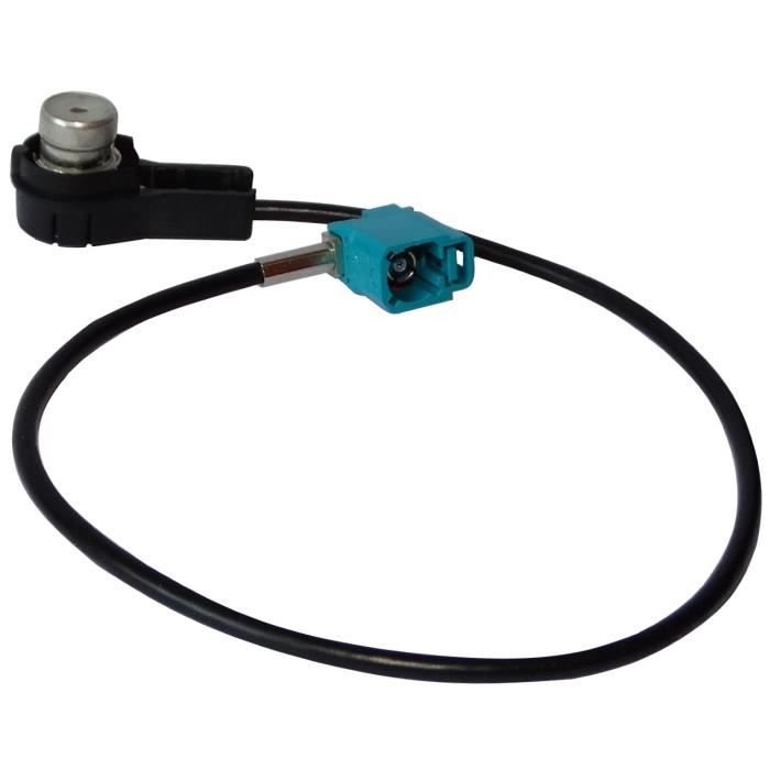 Antennes Connecteur adaptateur fiche prise antenne autoradio ISO mâle  précâblé 30cm RG174 AERZETIX Auto et Moto hotelaomori.co.jp