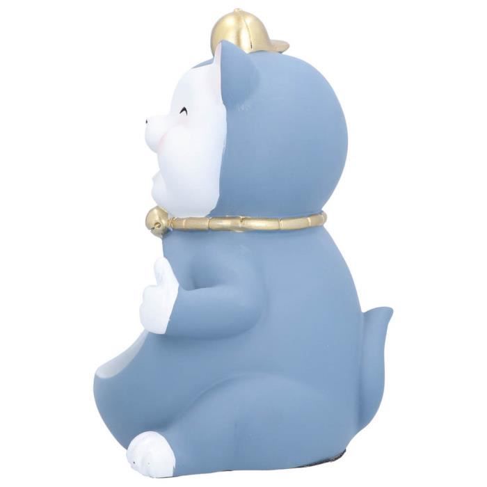 Statue De Chat Endormi En Béton Fabriquée à La Main Pour La - France