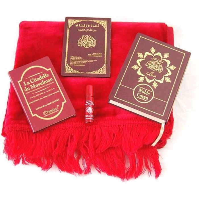 Pack Cadeau mariage musulman: Traduction du Saint Coran, La Citadelle du  musulman, Les invocations Rabana, Tapis et Parfum Musc d'Or - Cdiscount  Librairie