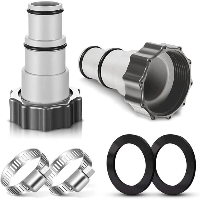 Pièce De Rechange 11239 Pour Adaptateur Tuyau Intex - Compatible Avec Raccord Mural 28001E Et Kit Entretien