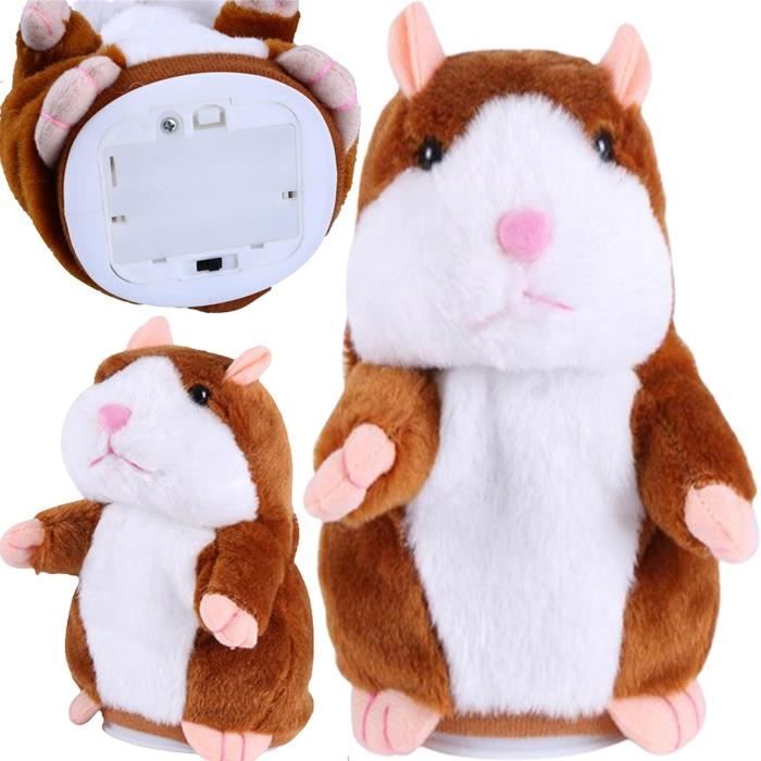 Hamster parlant Jouet interactif pour enfant Pour apprendre a s endormir Cadeau d anniversaire Cdiscount