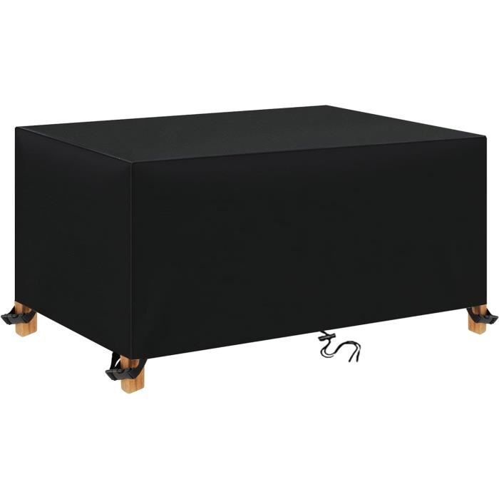 Housse De Protection Salon De Jardin 213x132x72 Cm - Bâche Imperméable 420D Oxford Anti-UV Anti-Poussière