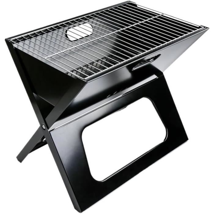 Grill Pique-nique Réutilisable Grill Barbecue Acier Inoxydable 50x30cm - Filet Polyvalent Cuisson Extérieur Filet Grillade Picnic Camping