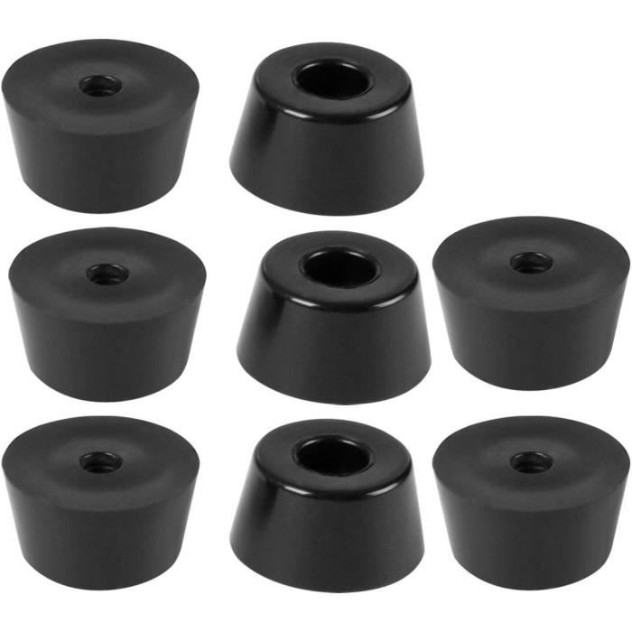 8 Pieds En Caoutchouc Pour Meuble Uxcell - Dimensions 17x14xH10mm, Tampons Anti-glisse Et Anti-rayures