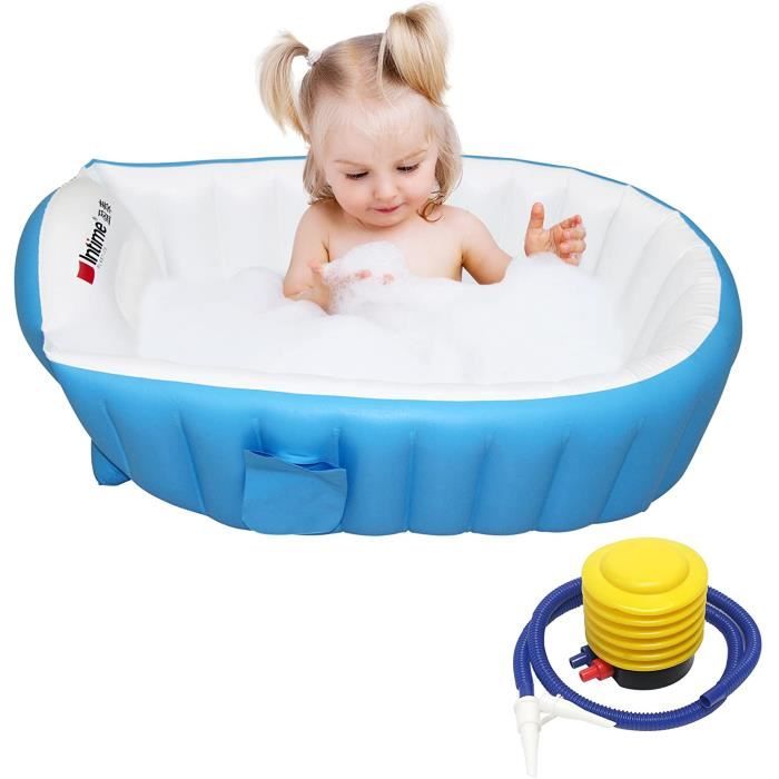 Baignoire Gonflable Pour Bebe Bassine Pour Enfants Et Bebes Bain Pour Bebe Baignoire Pliable Et Anti Glissante Securite Et Porta Cdiscount Puericulture Eveil Bebe
