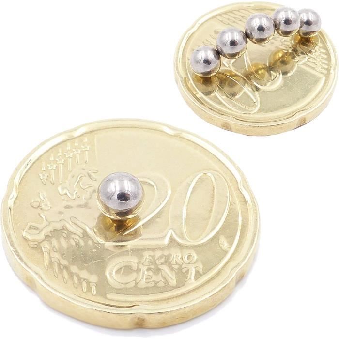 Ensemble De 20 Mini Aimants Néodyme N52 Ultra Forts – 4 Tailles (1,2,3,4 Mm) Pour Modélisme, Bricolage Et Décoration