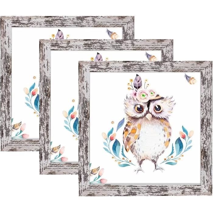 Tableau Nature - Pas De Cadre Nécessaire - Moderne Collage Gris Blanc