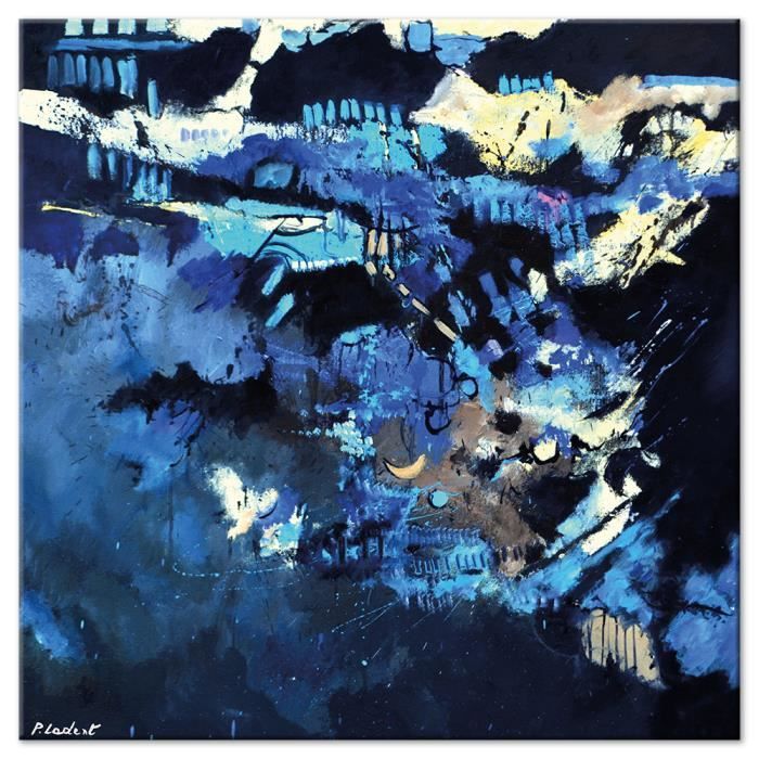 Tableau Abstrait Bleu Achat Vente Pas Cher