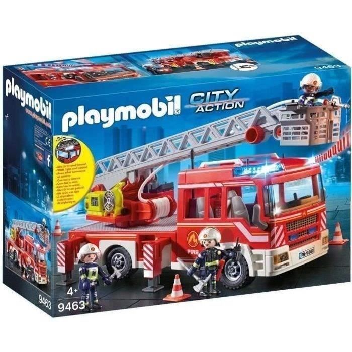 Playmobil  Camion De Pompiers avec échelle - 9463  - vue 2