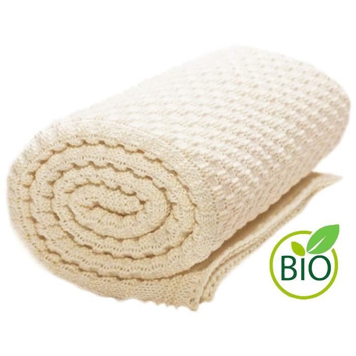 Wallaboo Couverture Pour Bebe Eden Plaid Tres Doux Pour Bebe Couverture De Bebe Tricotee 100 Coton Bio 90 X 70 Cm Fabriqu Cdiscount Puericulture Eveil Bebe