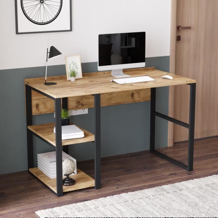 Yurupa D Ordinateur Table De Bureau Pc Table A Domicile Station De Travail Style Industriel Vintage Ml8 A Achat Vente Secretaire Yurupa D Ordinateur Table D Soldes Sur Cdiscount Des Le 20