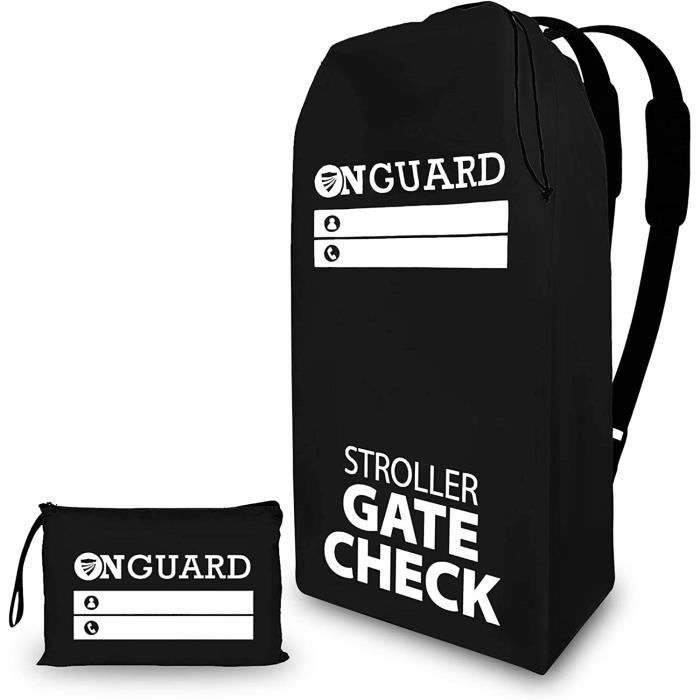 Sac de poussette double pour avion Housse de poussette Sac dos