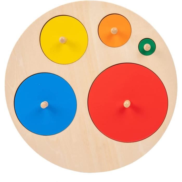 Seau Tuteur De Formes ABC – 9 Pièces à Trier – 3 Formes – Couleurs Vives – Dès 12 Mois – Jouet Éducatif En Plastique