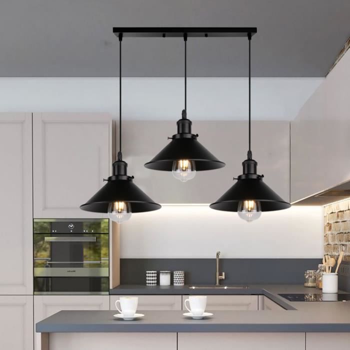 Hex Chrome Cage DEL Premium lumière pendentif pour Cuisine Chambre À Coucher Design moderne