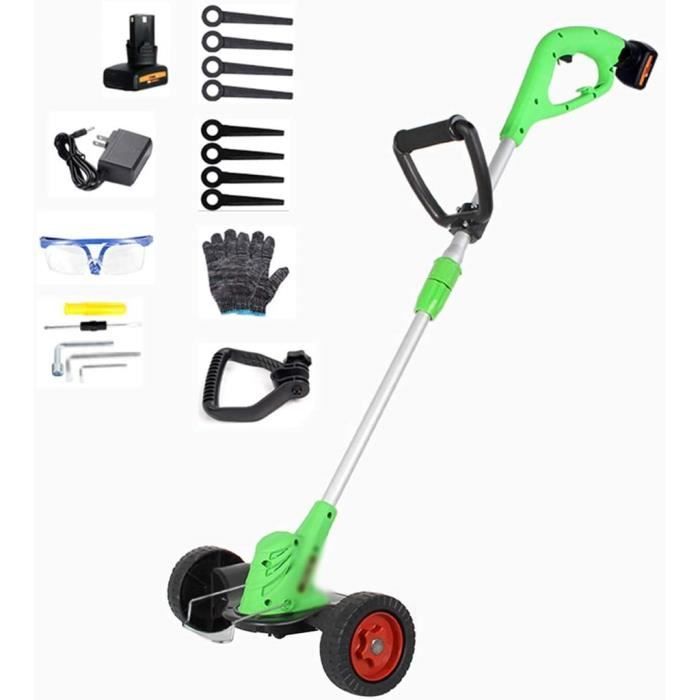 Debroussailleuse Batterie,rotofil Electrique,Désherbeur Rechargeable À