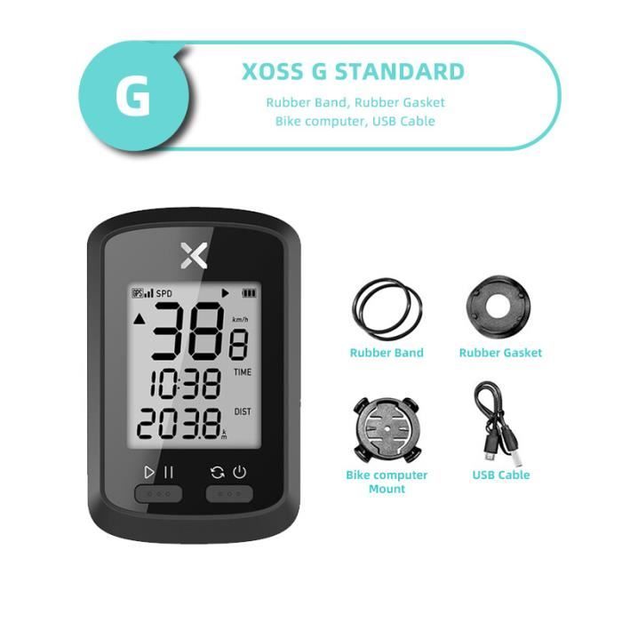 Compteur Vélo étanche IPX5, Sans Fil, Multifonction (vitesse, Distance, Stopwatch)