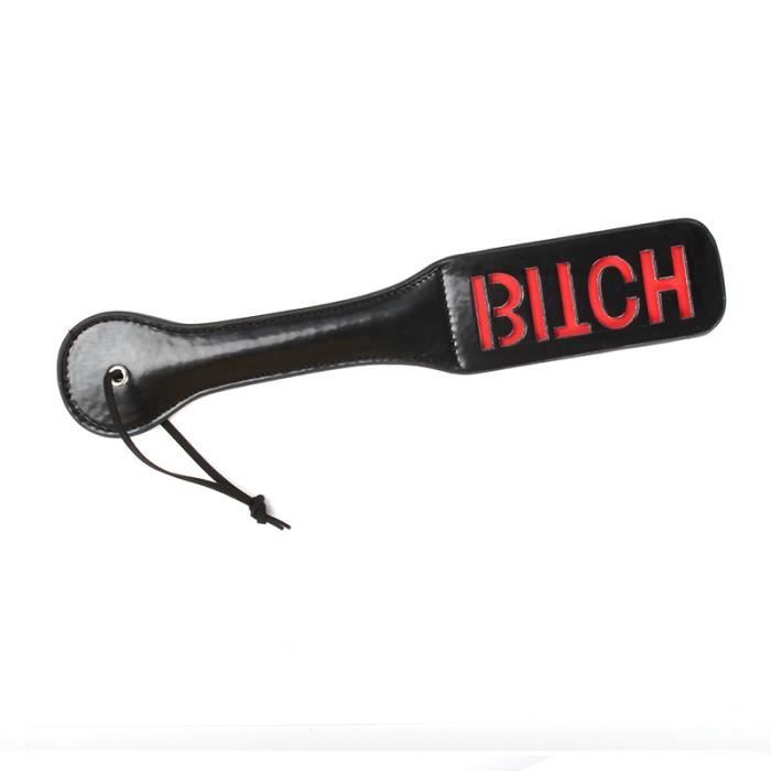 Fouet BDSM 45cm En PU Cuir - Poignée Bondage - Cravache Pour Couple