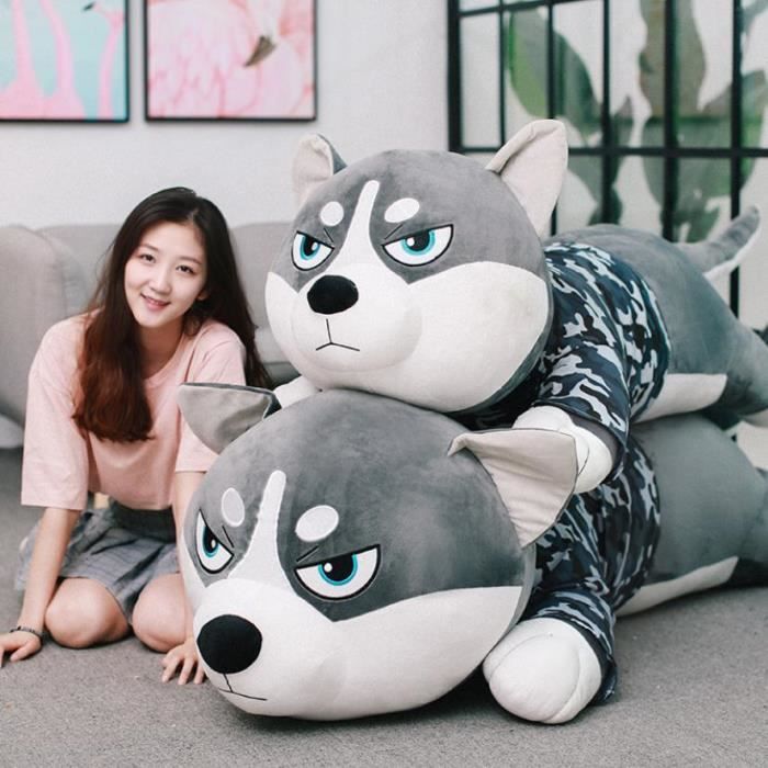 Marionnette Husky Uni-Toys 24 Cm - Peluche Chien Réaliste Pour Enfants & Collection