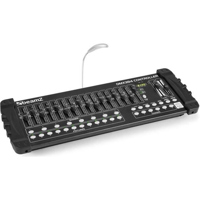 Contrôleur DMX384 - BeamZ - Contrôle 12 effets - Idéal pour DJ professionnels