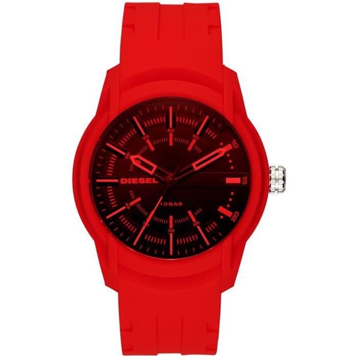 Montre DIESEL en Silicone Rouge Rouge Achat vente montre Mixte