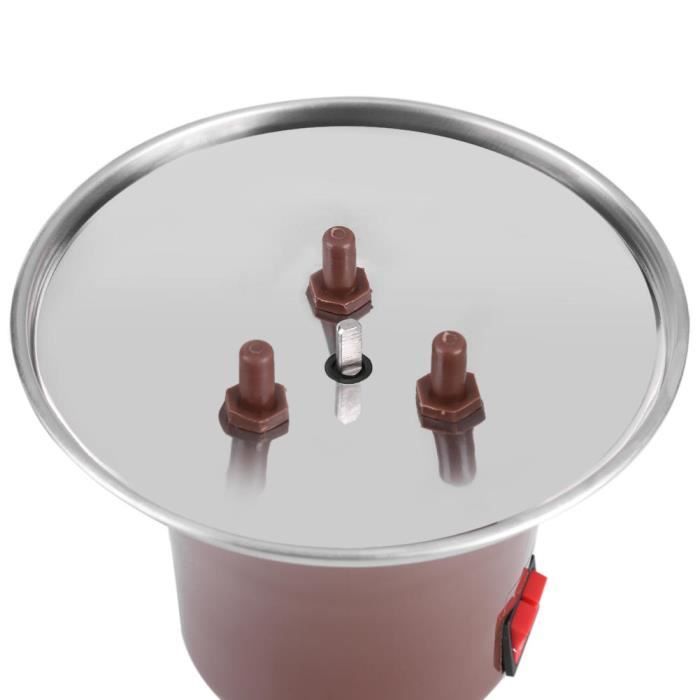 Fontaine à Chocolat Électrique 3 Niveaux 17 Oz – Fondue Chocolat, Fromage Nacho, Sauce – Idéale Fêtes, Anniversaire, Mariage